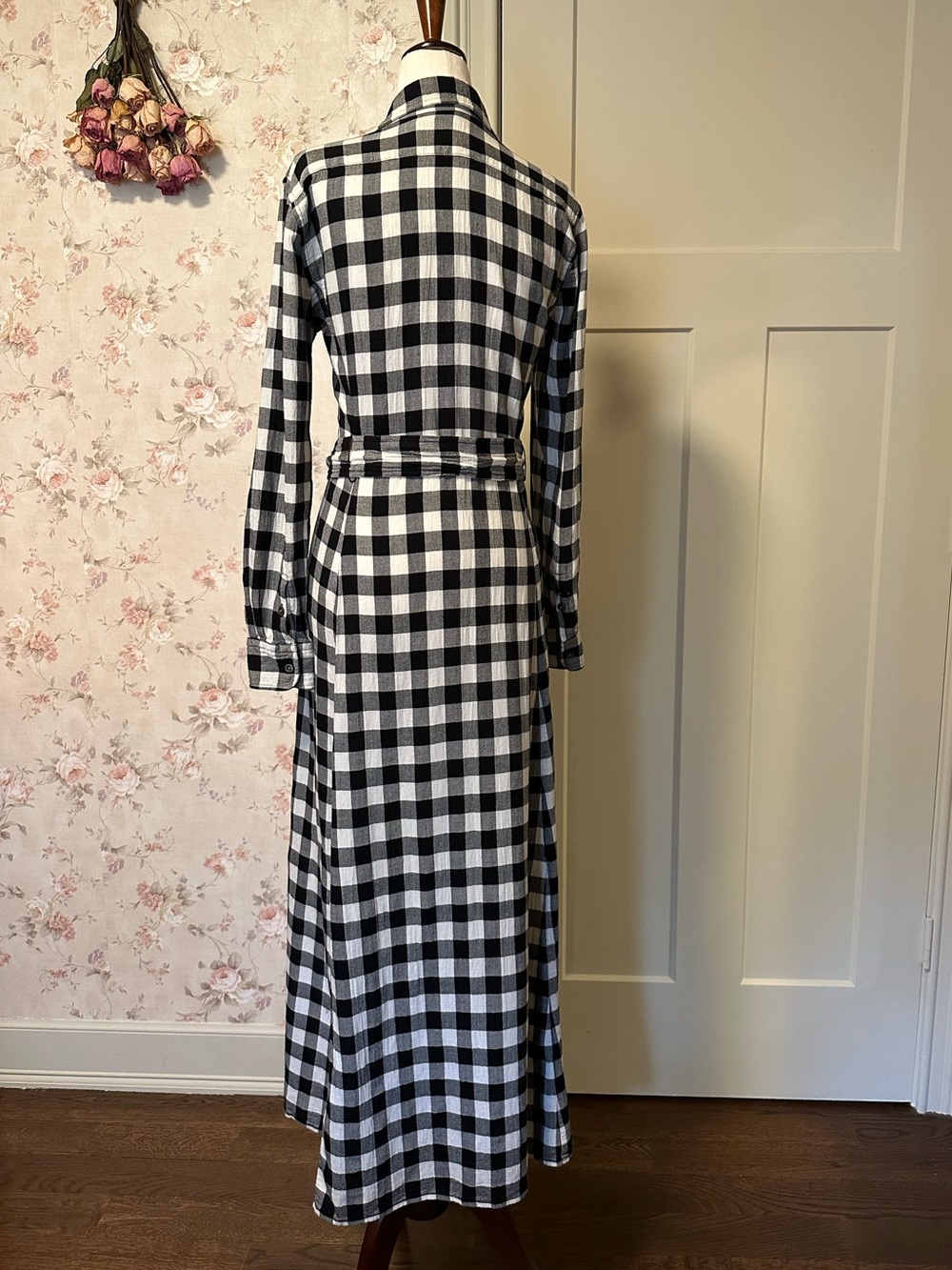 Polo Ralph Lauren Buffalo Long Sleeve Maxi Dress Size 2 - Picture 2 of 16
